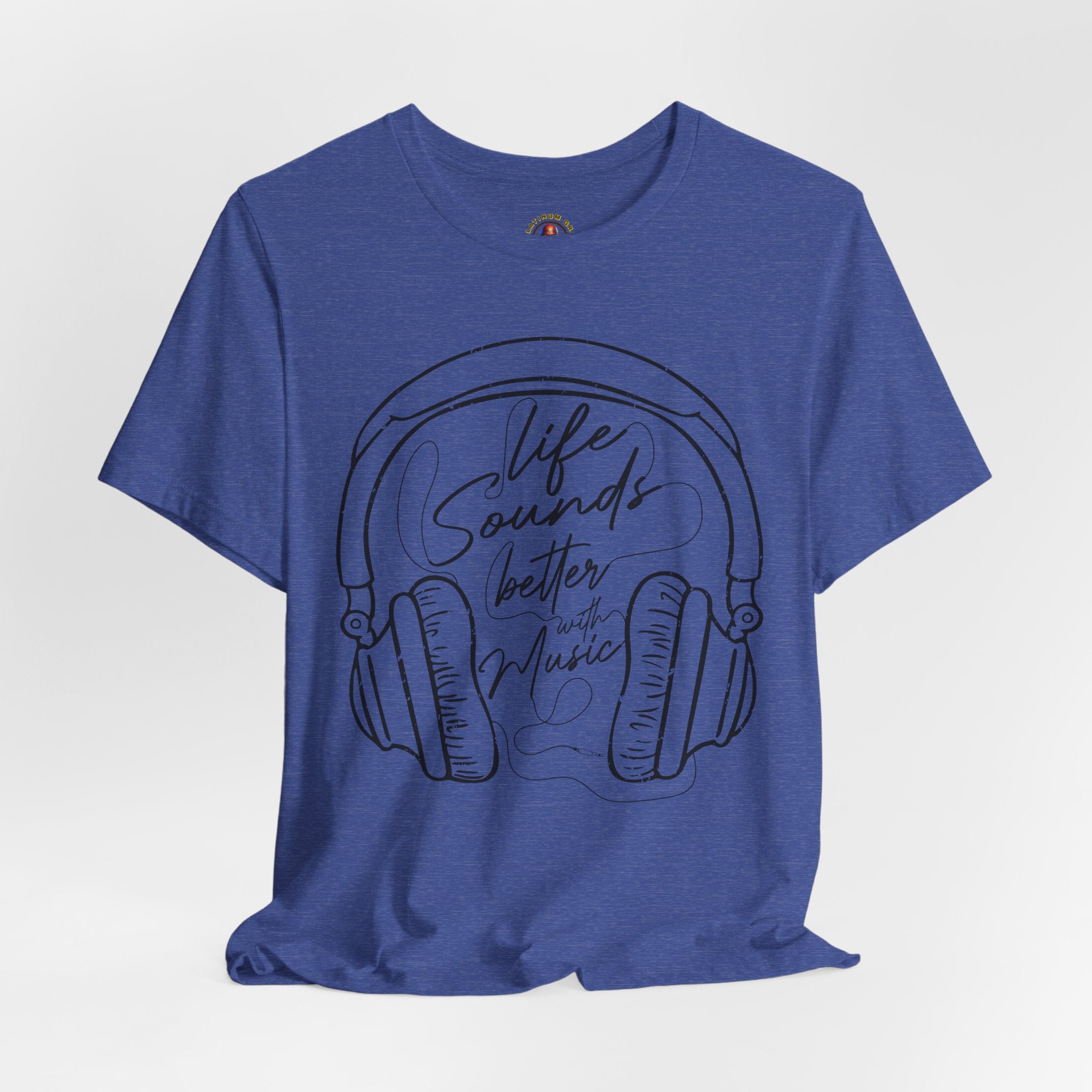 Life Sounds Better With Music Headphone T-Shirt