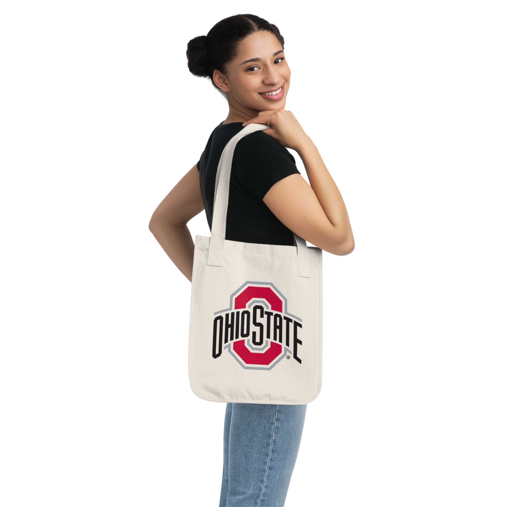 Ohio State Buckeye Organic Canvas Tote Bag