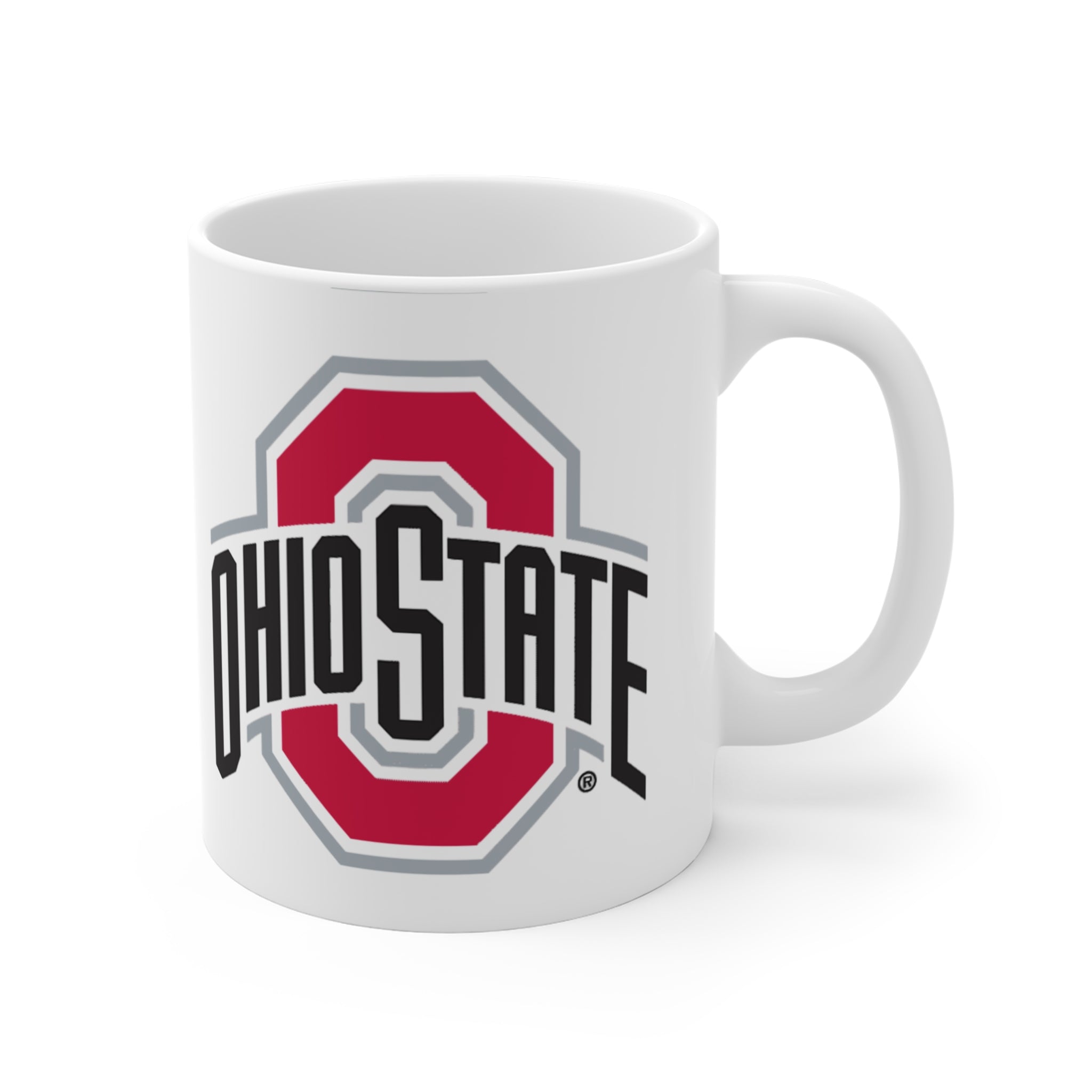 Ohio State Buckeye Logo Mug — 11oz Ceramic Coffee Cup