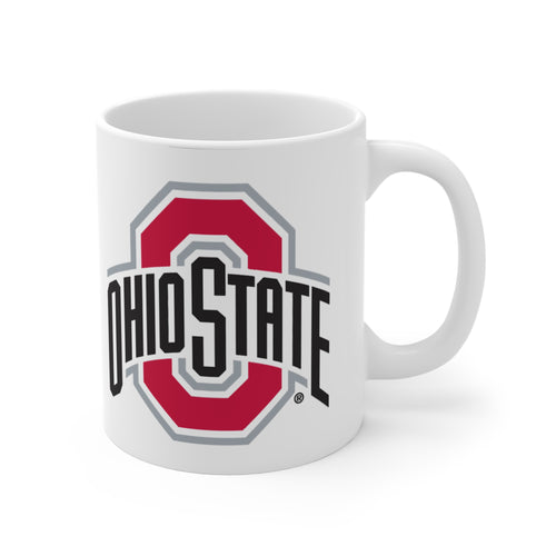 Ohio State Buckeye Logo Mug — 11oz Ceramic Coffee Cup