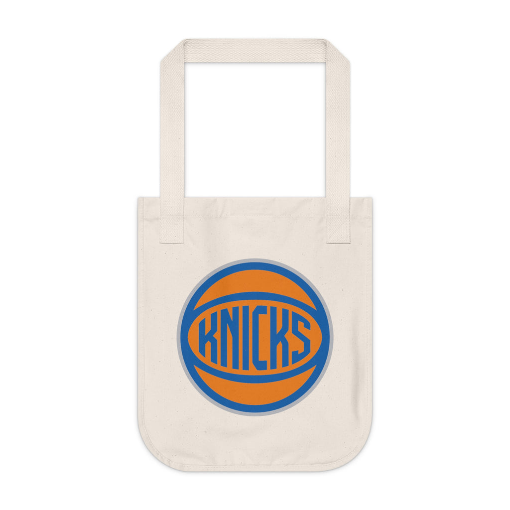 Knicks Logo Canvas Tote Bag — Organic Reusable Basketball Fan Grocery Bag