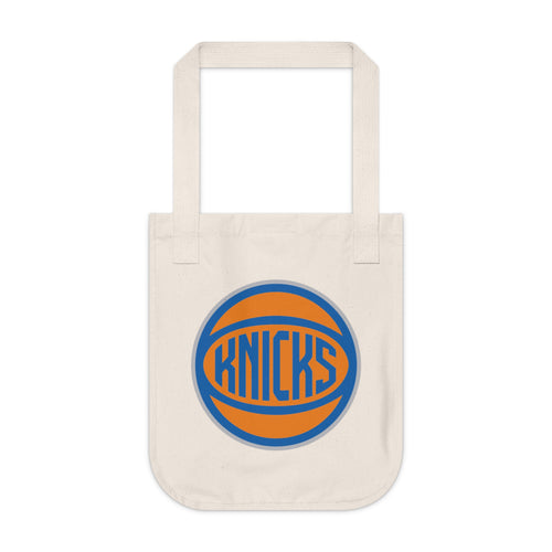 Knicks Logo Canvas Tote Bag — Organic Reusable Basketball Fan Grocery Bag