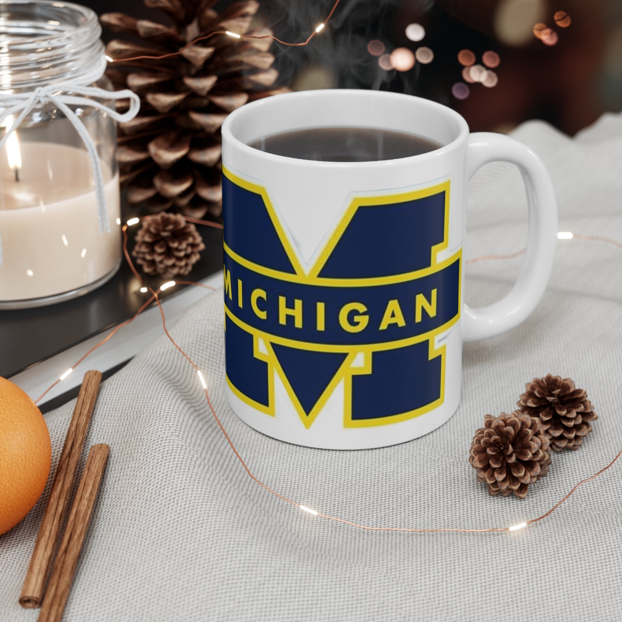 University of Michigan 11 oz Mug — Wolverines Logo Coffee Cup