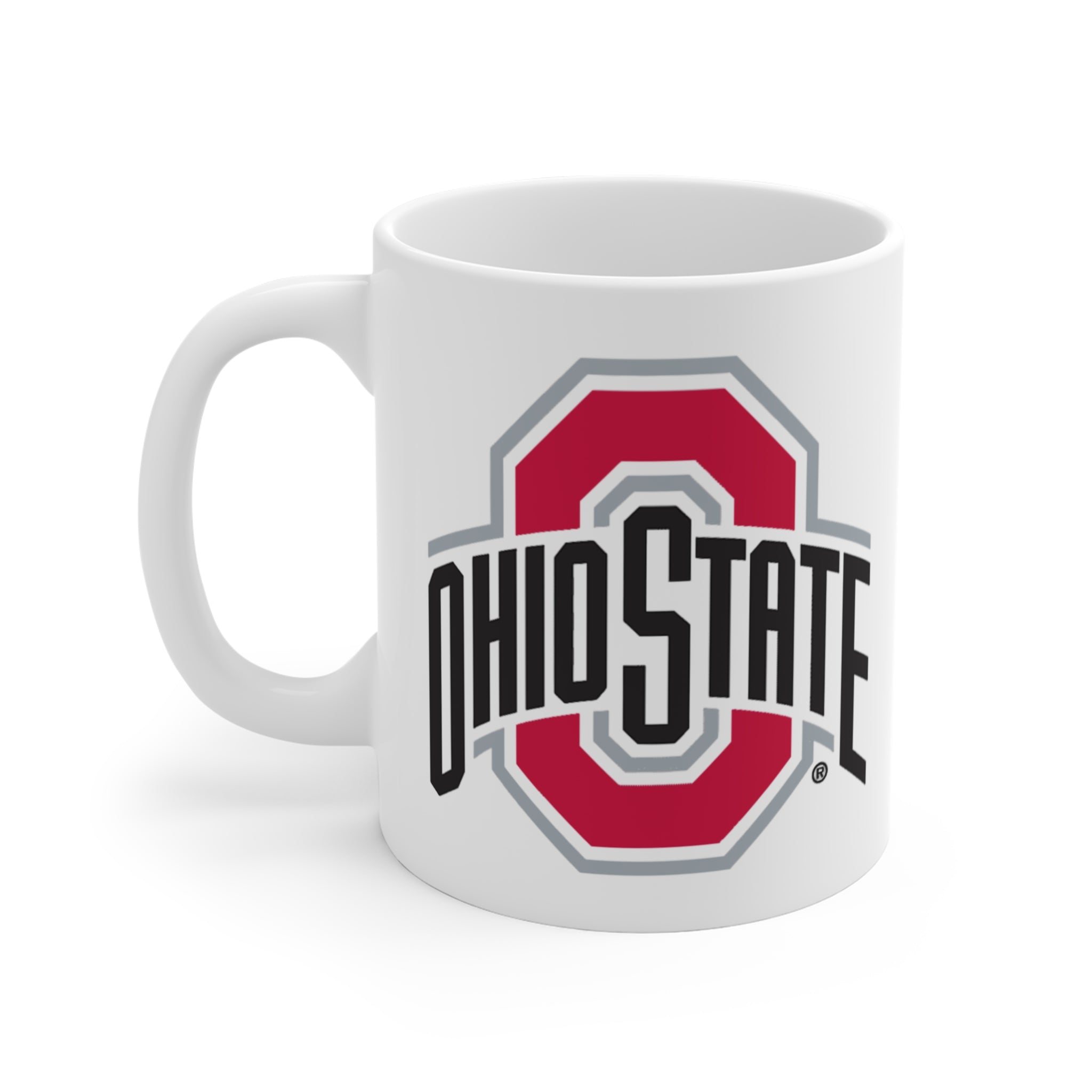 Ohio State Buckeye Logo Mug — 11oz Ceramic Coffee Cup