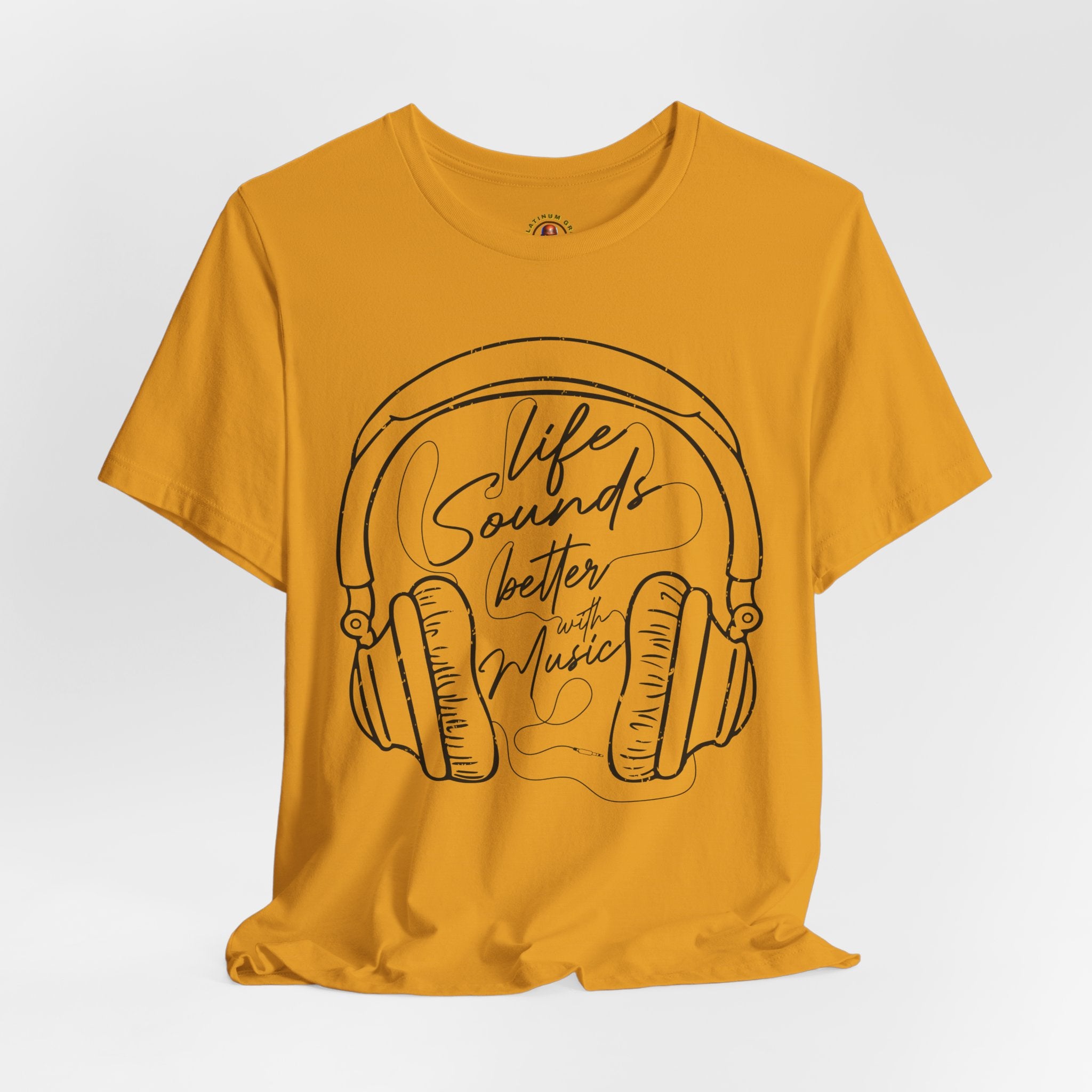 Life Sounds Better With Music Headphone T-Shirt