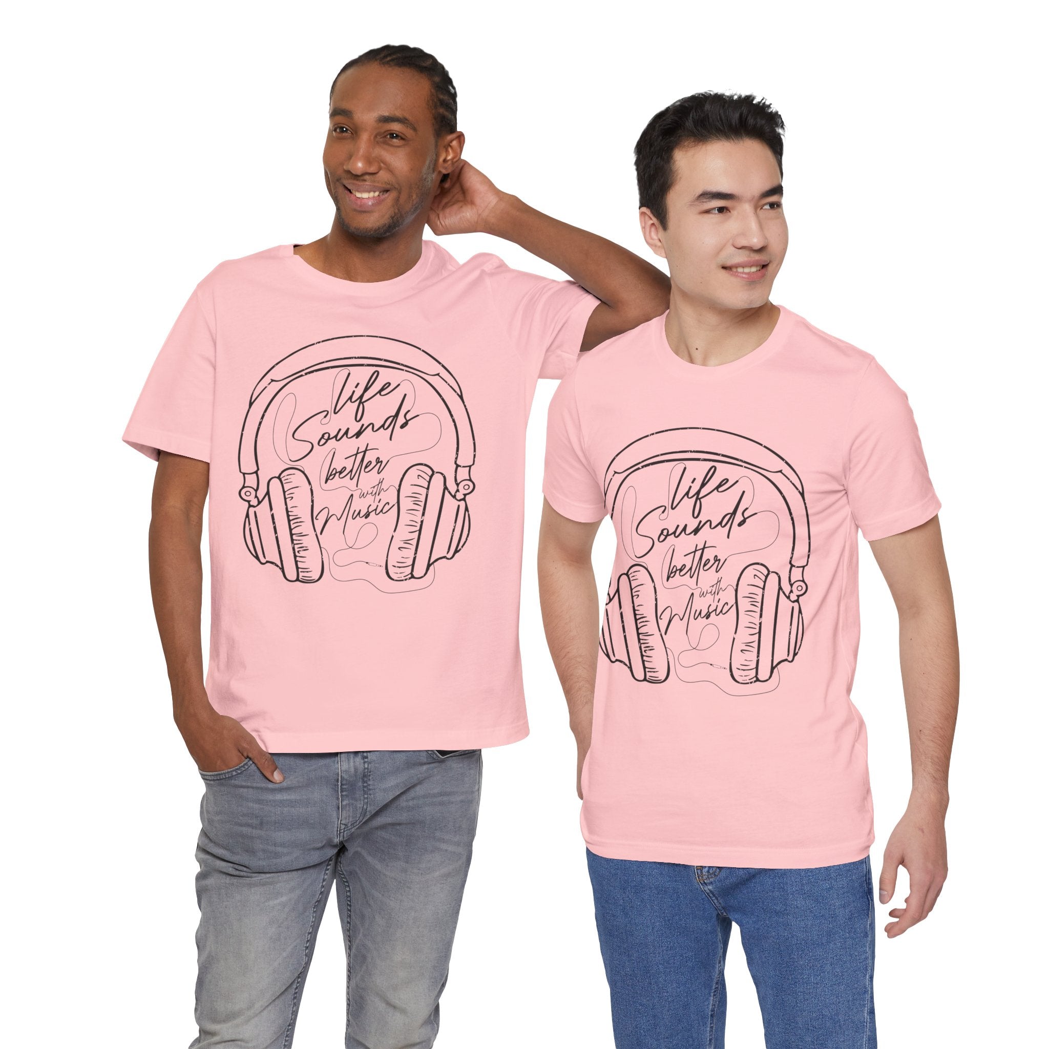 Life Sounds Better With Music Headphone T-Shirt